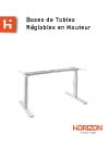 Base de Table Réglable en Hauteur
