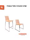 Chaises Table, Comptoir et Bar