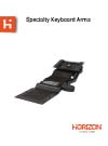 Specialty Keyboard Arms